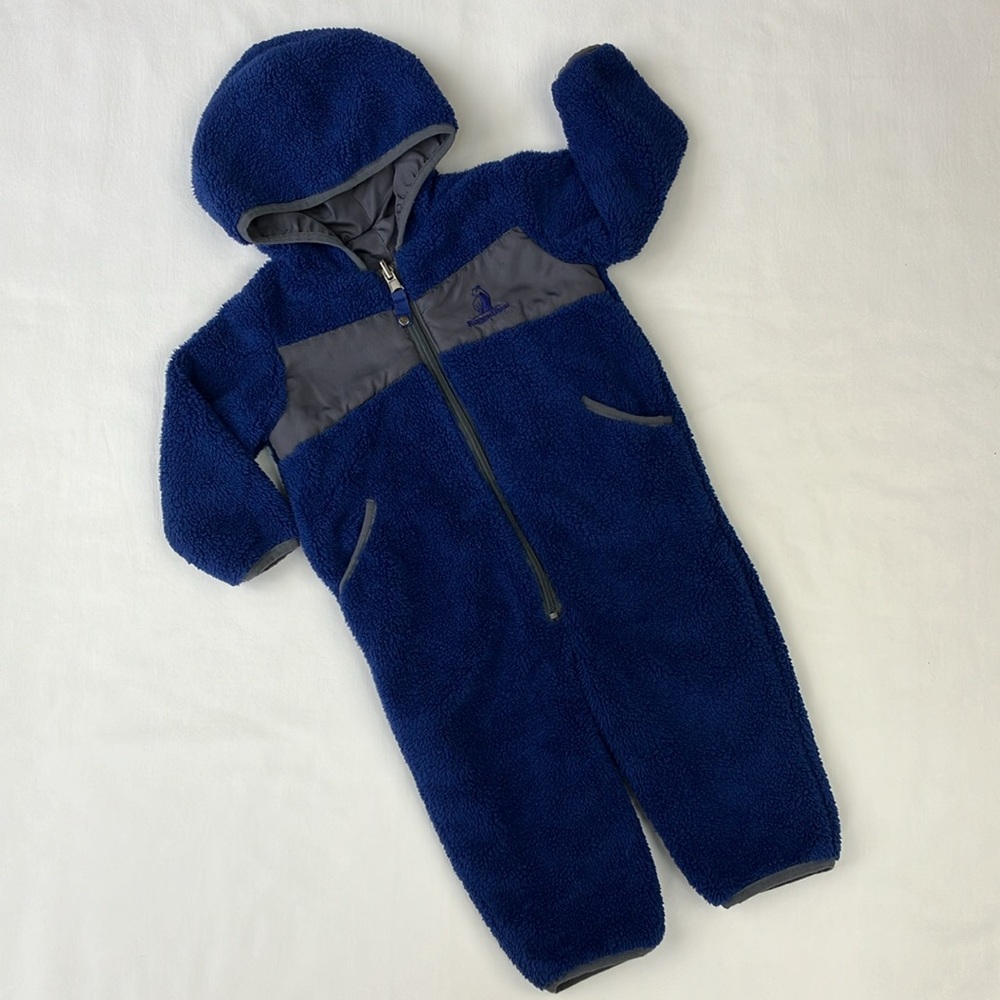 Rugged Bear Reversible Fleece Bunting